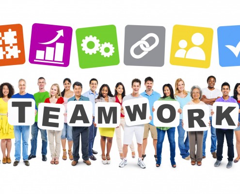 samen sterk als afdeling